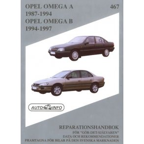 OPEL OMEGA A 1987-1994 & OMEGA B 1994-1997 SVENSK