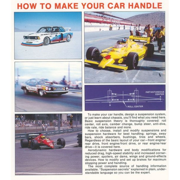 HOW TO MAKE YOUR CAR HANDLE