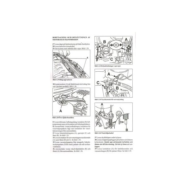 FORD MONDEO 1993-1996  SVENSK