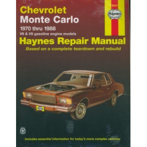 CHEVROLET MONTE CARLO 1970-1988