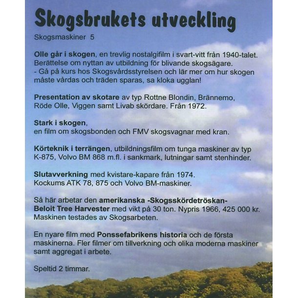 Skogsmaskiner del 5 