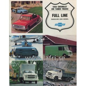 Chevrolet 1968 Job Tamer Trucks Full Line