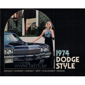 1974 Challenger, Charger, Coronet, Dart, Monaco, Sportsman, Wagons