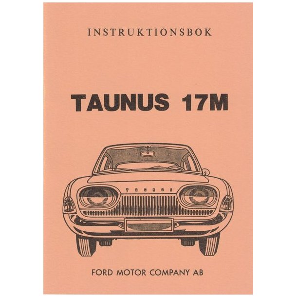 FORD 1960-1964 TAUNUS 17 M SUPER och TS