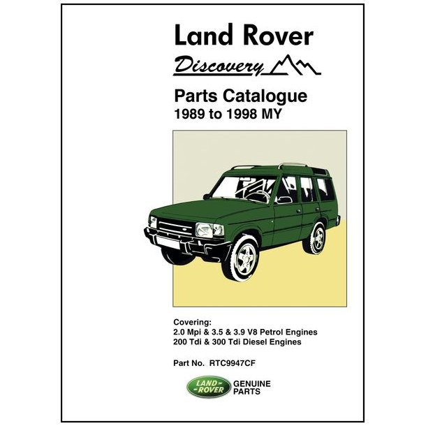 LAND ROVER DISCOVERY 1989-1998 Parts Catalogue