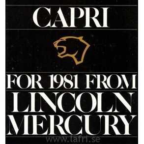 1981 Capri