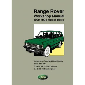 RANGE ROVER Workshop Manual 1990-1994