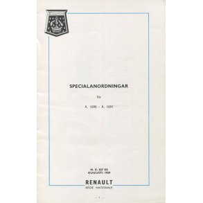 RENAULT DAUPHINE [Svensk]