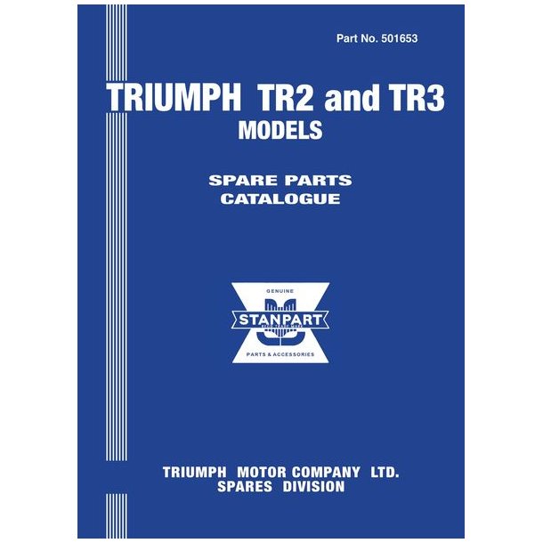 TRIUMPH TR2 &amp; TR3 Parts Catalogue