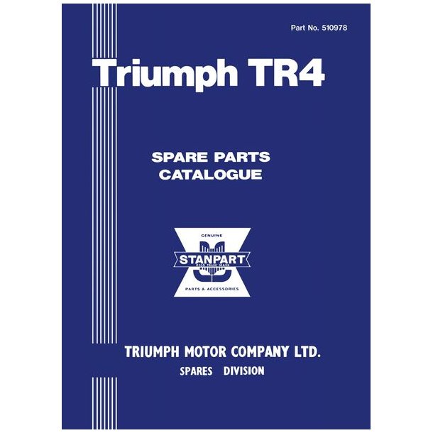 TRIUMPH TR4 Parts Catalogue