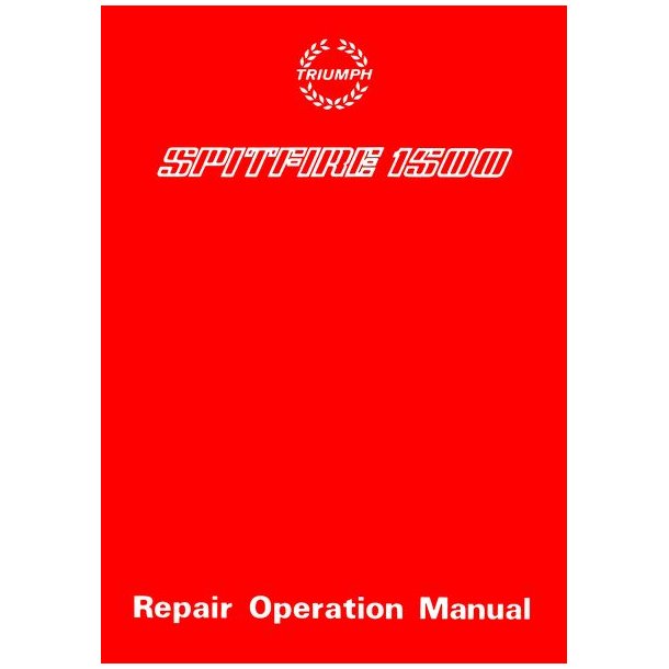 TRIUMPH SPITFIRE 1500 Service Manual