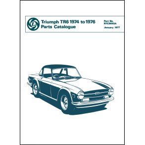TRIUMPH TR6 Parts Catalogue 1974-1976