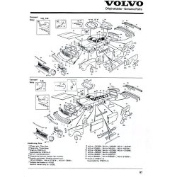 VOLVO 1962-1975 Fabrikens reservdelskatalog