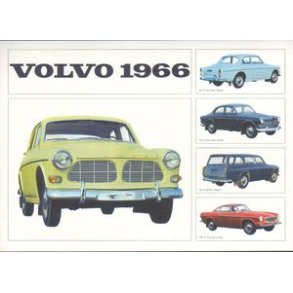 VOLVO 1966 Amazon & 1800 [vykort]